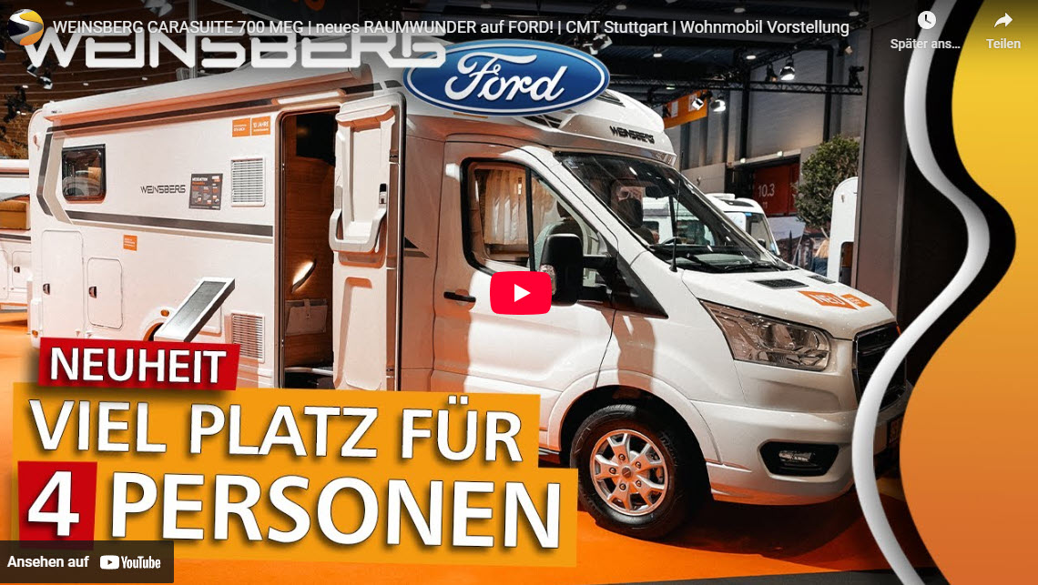 Weinsberg Carasuite auf Youtube anschauen