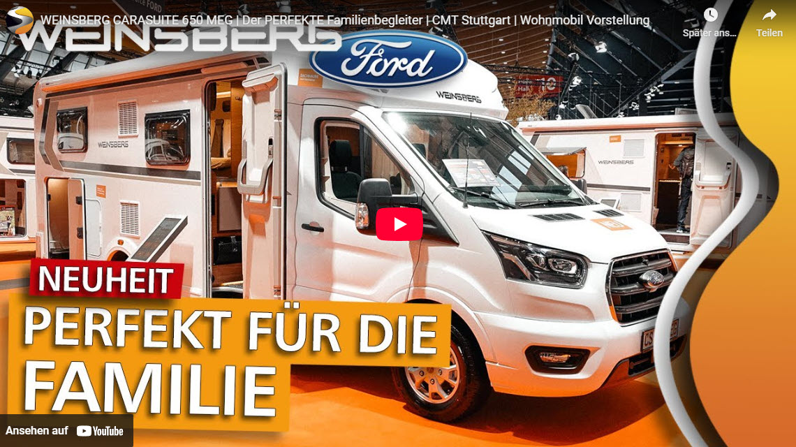 Weinsberg Carasuite auf Youtube anschauen